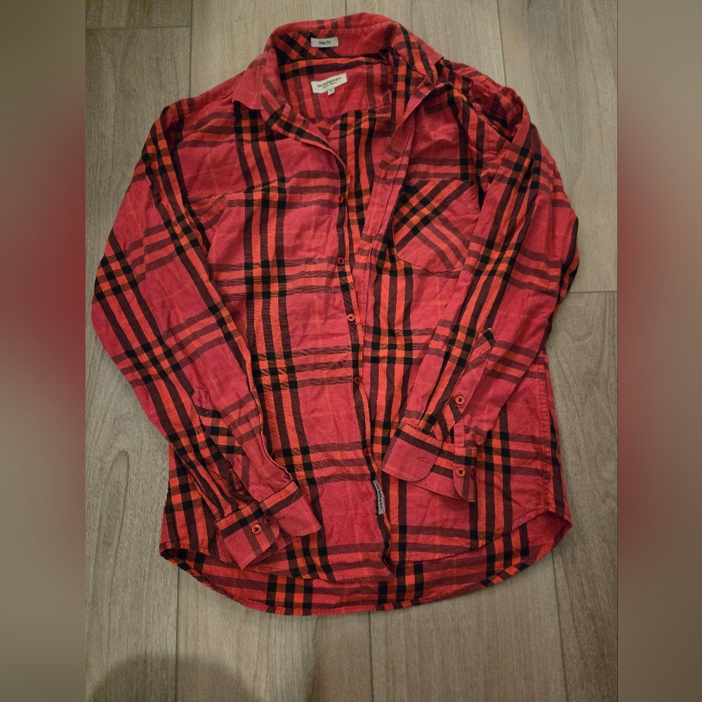 Red and Black Plaid Men's Shirt